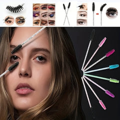 100 Disposable Mascara Brushes Makeup Tools 8 Colors