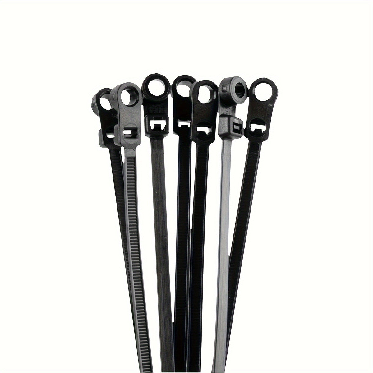 100pcs Cable Ties Reusable Nylon Zip Fasteners