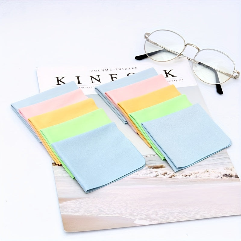 50pcs High Ultra-fine Fiber Cleaning Cloth for Glasses and Screens