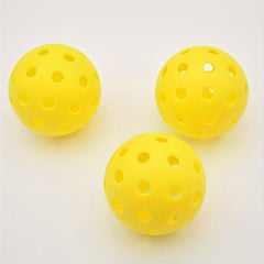 3pcs Lemon Yellow Pickle Ball for Competition