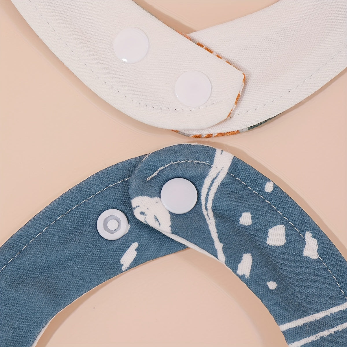 3pcs Set Random Fabric Baby Bibs Infant Bandana For Boys Girls Soft Feeding Bibs