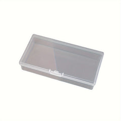 Plastic Transparent Jewelry Storage Box Nail Rhinestone Case