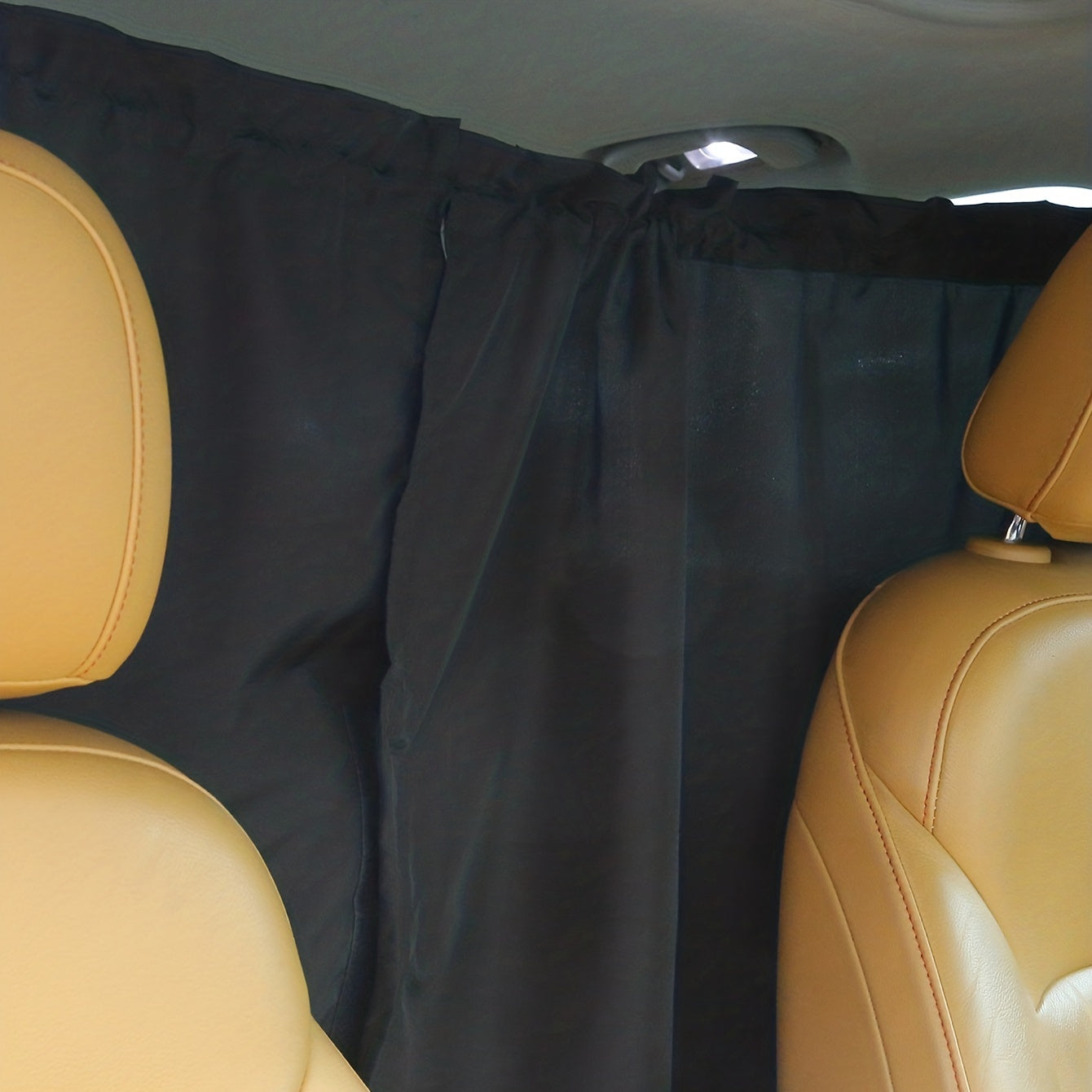 Car Divider Curtain Blackout Hook & Loop Durable Partition Curtain