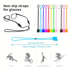 Silicone Glasses Rope Sports Fixed Adult Children Glasses