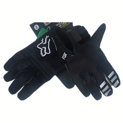 FOX Leather Label Breathable Racing Cycling Gloves for Men and Women