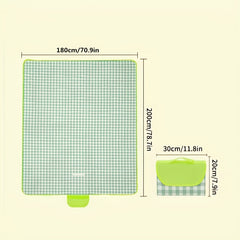 Foldable Outdoor Picnic Mat, Beach Camping Waterproof Blanket