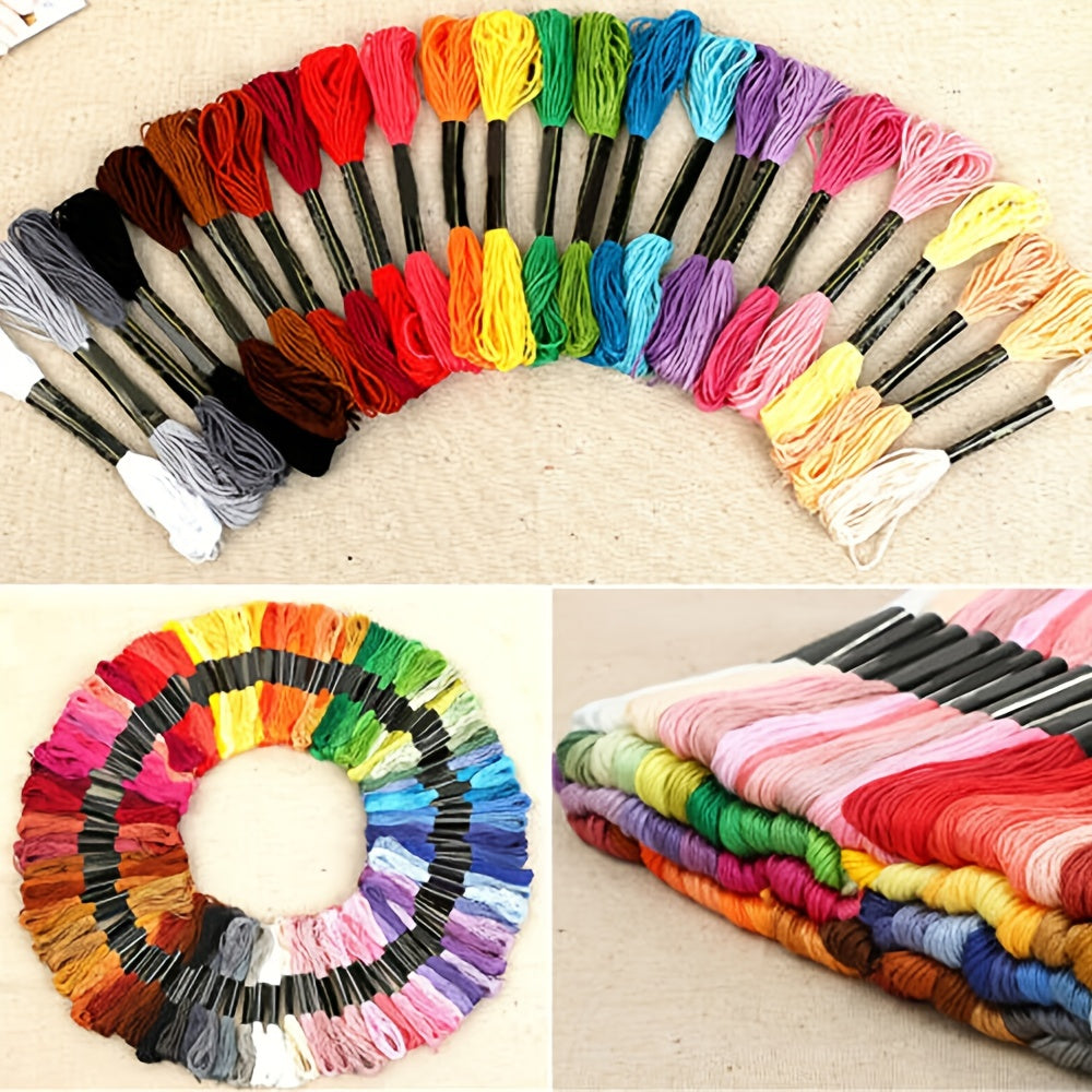 447 Colors Cross Stitch Threads Cotton Rainbow Embroidery Floss for Bracelets