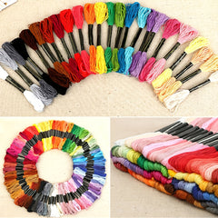 447 Colors Cross Stitch Threads Cotton Rainbow Embroidery Floss for Bracelets