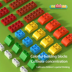 68pcs Building Blocks Train Set Creative Educational Toy Gift
