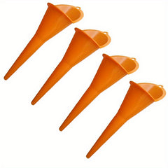 4Pcs Long Neck Funnel Car Gasoline Filling Tools Plastic Splash-proof