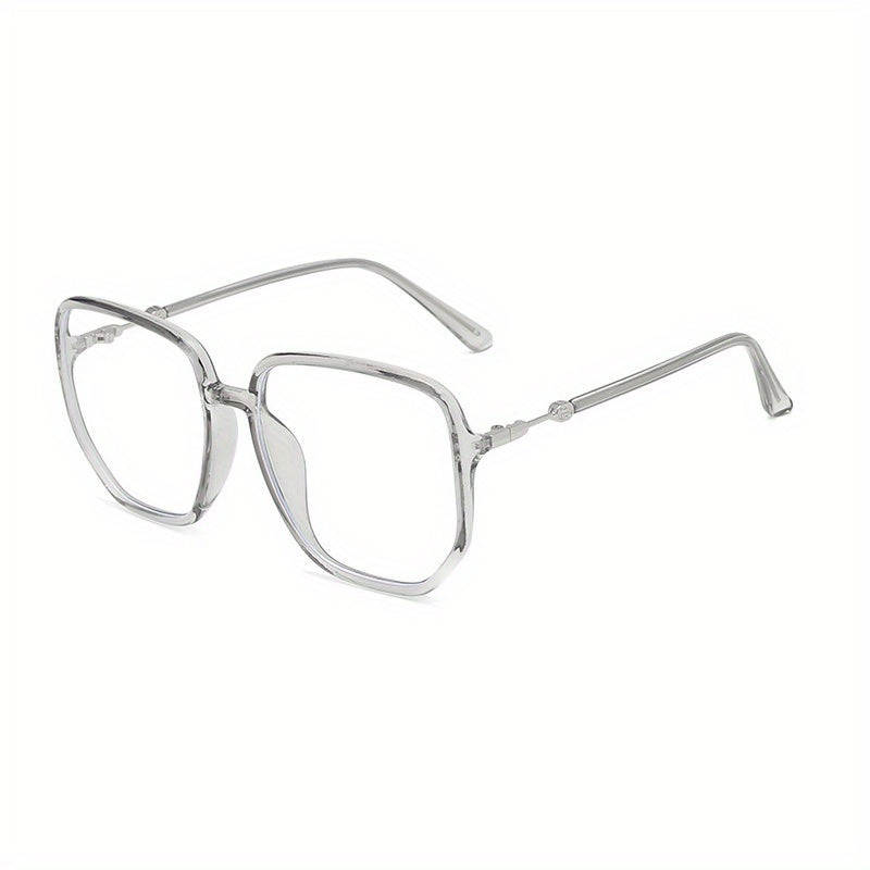Large Square Clear Lens Glasses Retro Jelly Spectacles Frame Glasses