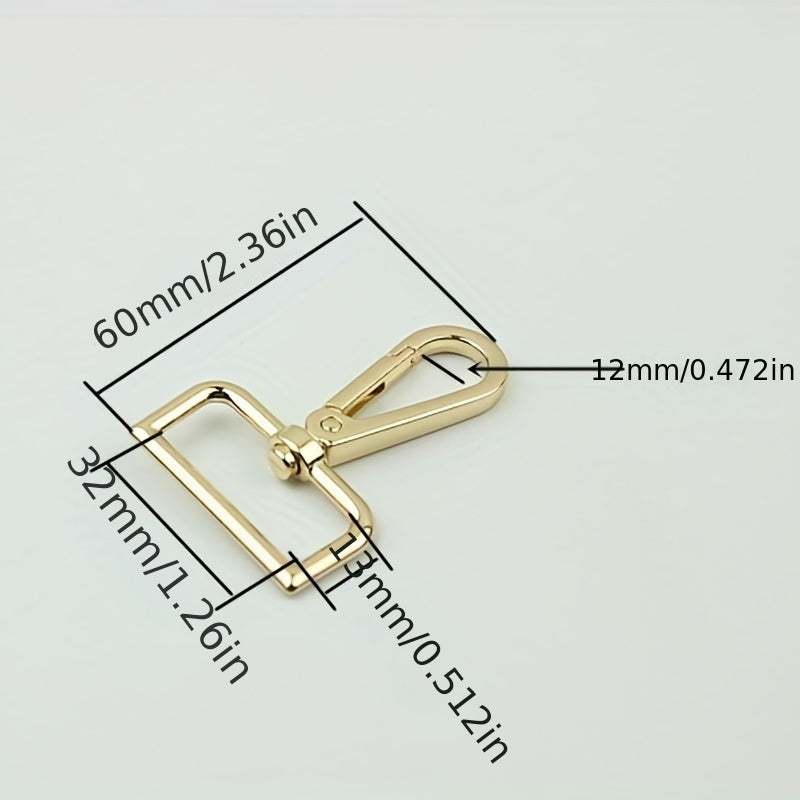 10 Pcs Shoulder Strap Hook Buckle Metal Ring Lobster Clasp