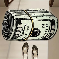 American Creative Plush Carpet Dollar Home Floor Mat Bathroom