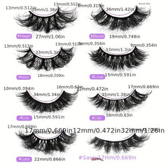 5 Pairs 8D Layer Thick Volume False Eyelashes for Party Makeup