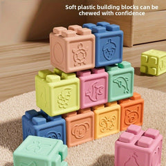 Colorful Soft Rubber Building Blocks for Grip Training
