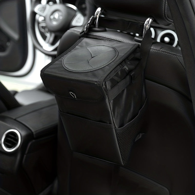 Car Trash Bin Hanging Garbage Can Storage Box Organizer Waterproof