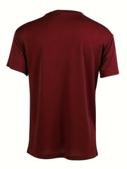 5pcs Men's Quick Drying Performance T-Shirts for Outdoor Gym
