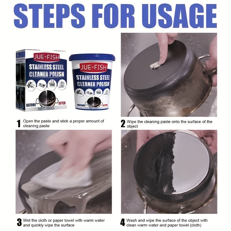 Kitchen Cleaning Paste Stain & Rust Remover for RV Interior