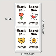 5 Cute Doodle Stickers for DIY Seals