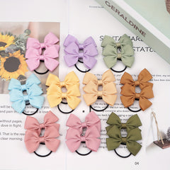 5 Pack Bowknot Hair Ties for Girls