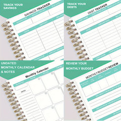 Budget Planner Monthly Organizer Notebook - Expense Tracker A5 Undated