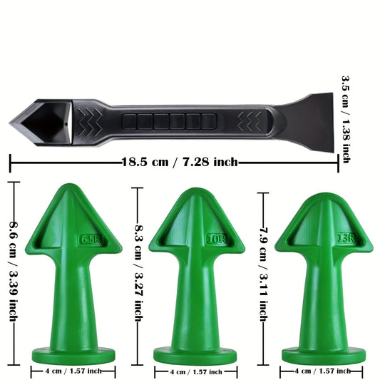 4pcs Glass Gluer Angle Scraper Sewing Tool