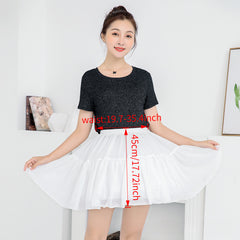 Women's Adjustable Crinoline Petticoat Sporty Polyester Hoop Skirt