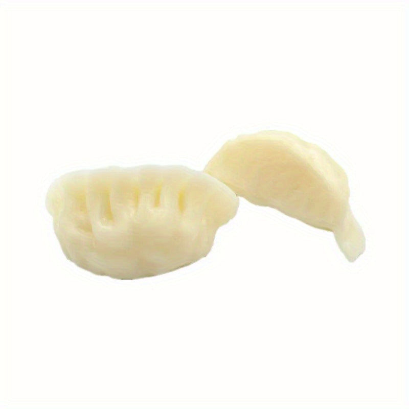 2pcs Realistic Dumpling Models for Party Decor and Restaurant Display