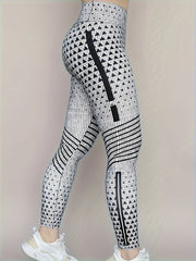 Quick Drying Yoga Leggings High Waist Sports Pants