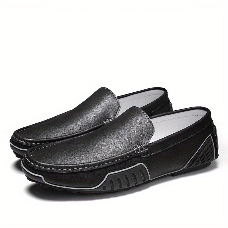 Women's Solid Flat Loafers Comfortable Slip On Shoes