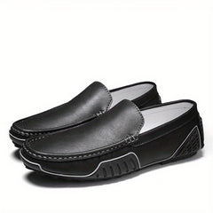 Women's Solid Flat Loafers Comfortable Slip On Shoes