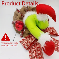 Christmas Thief Wreath Front Door Decoration Family Gathering Decoration