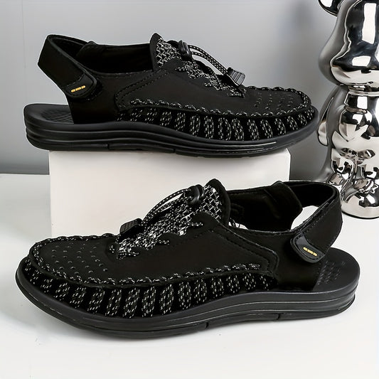 Men's Lightweight Closed Toe Sandals with Anti-Skid Sole