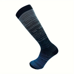 Men's Gradient Crew Socks Quick Dry Soft Breathable