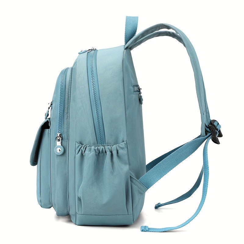 Women's Nylon Backpack: Spacious & Lightweight, Adjustable Straps