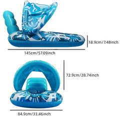 Inflatable Sunshade & Sunscreen Pool Float - Stay Protected While Relaxing