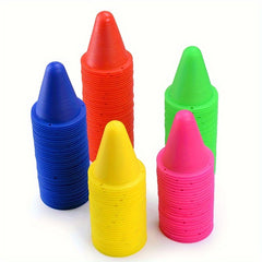 10pcs Roller Skating Cone Obstacle for Agility & Speed Training