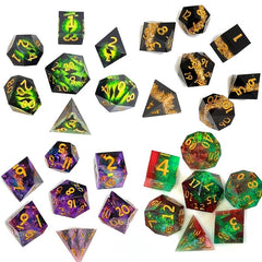 Silicone Dice Making Mold Alphanumeric Resin Dice Molds DIY Mold Kit
