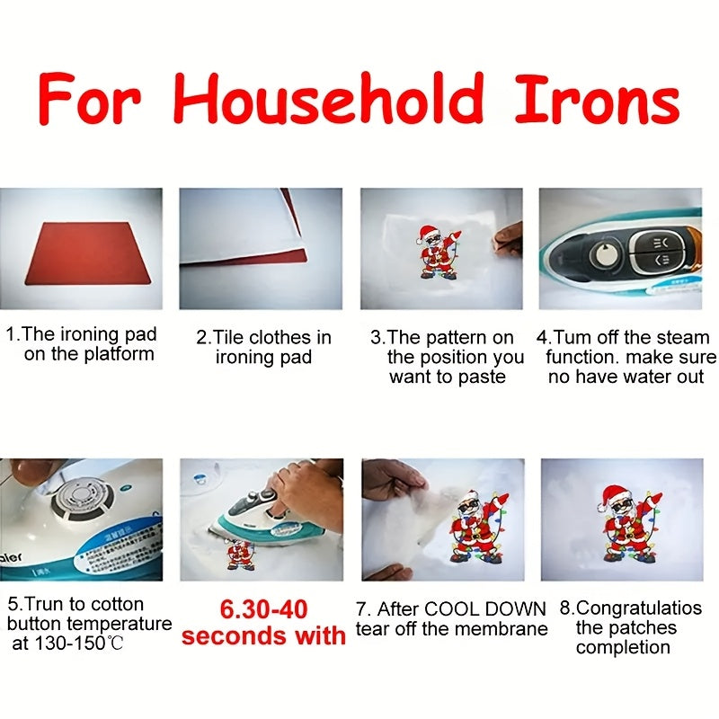 Iron on Stickers DIY for Men's and Women's Clothing