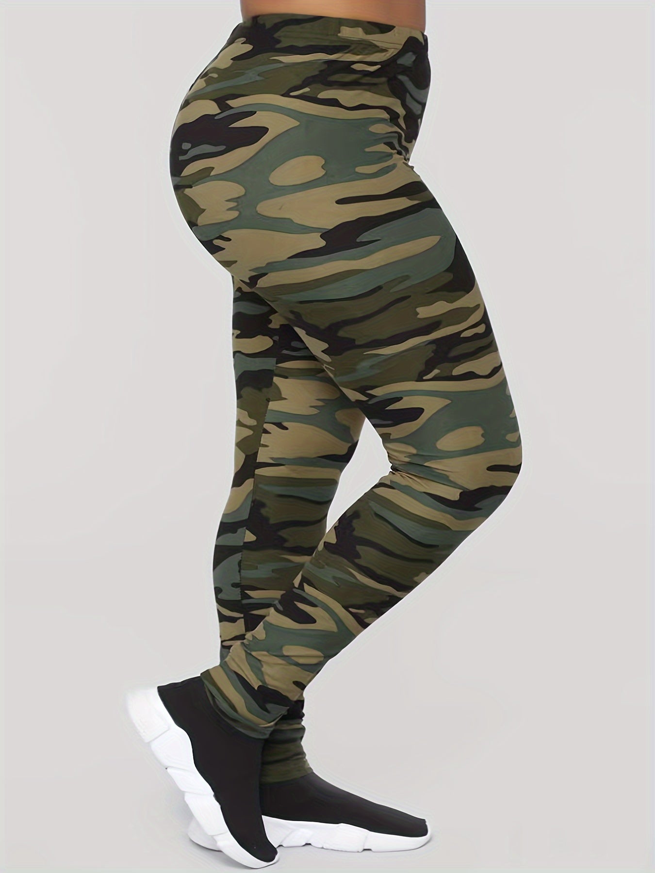  Camo High Rise Stretch Leggings