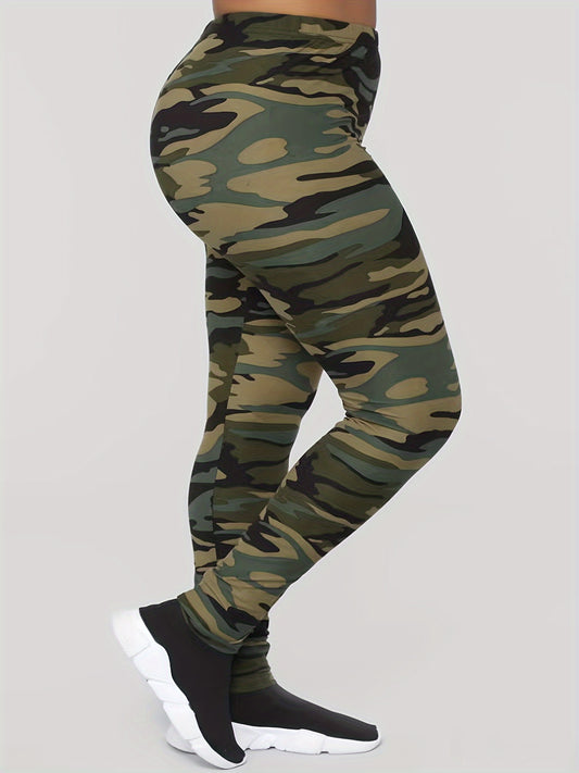  Camo High Rise Stretch Leggings