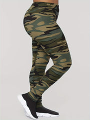  Camo High Rise Stretch Leggings