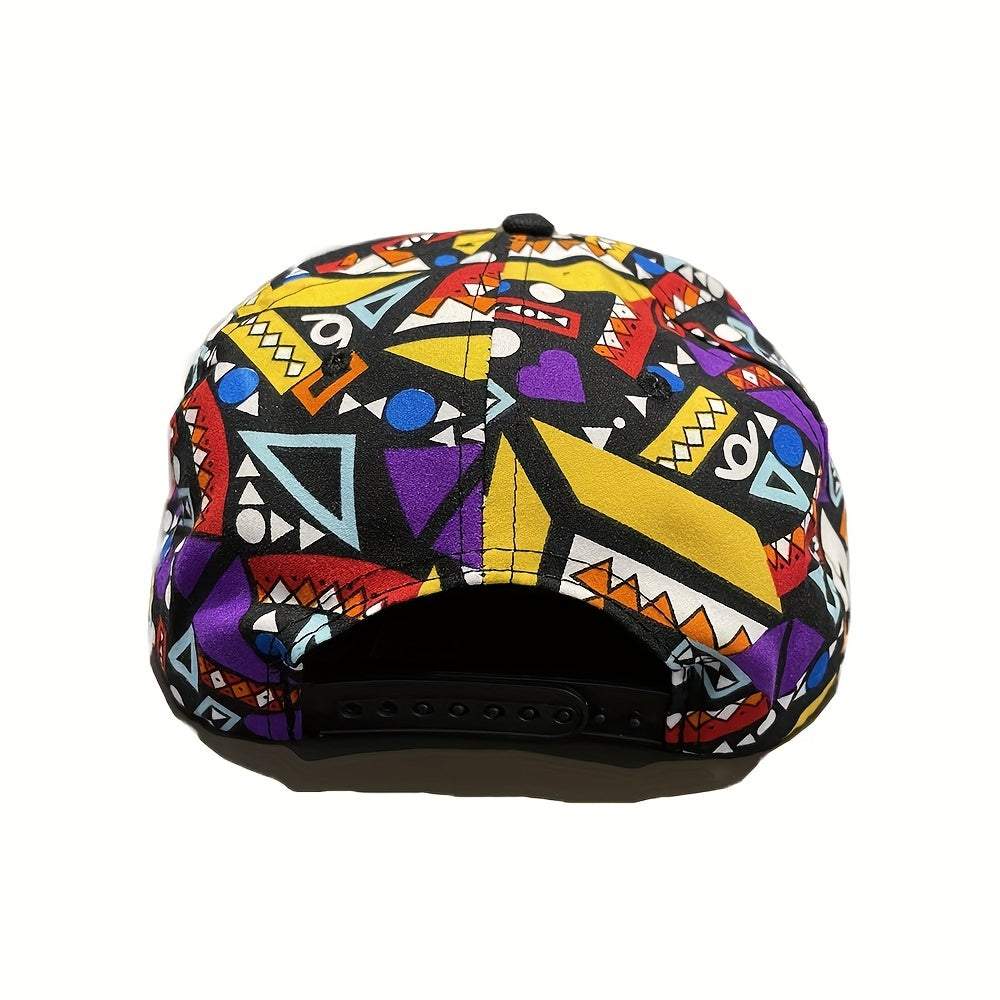 MDIV Graffiti Print Snapback Hat Adjustable Dad Cap