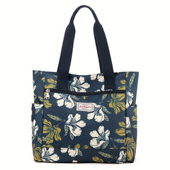 Floral Pattern Shoulder Tote Bag for Women