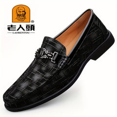 LAORENTOU Men's Leather Casual Lightweight Shoes