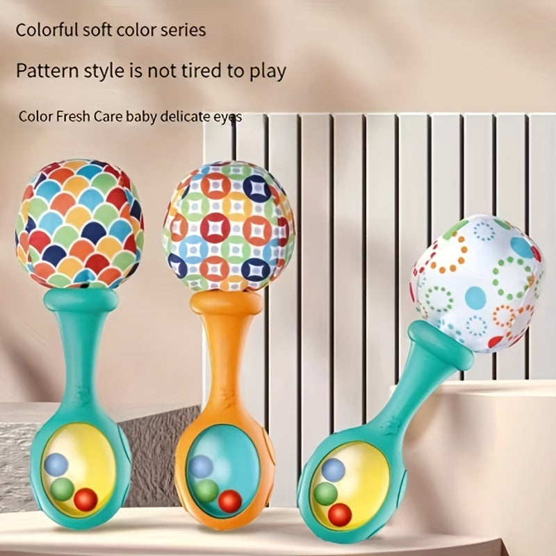 Sha Chui Newborn Baby Hearing Grip Training Bell Toy
