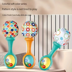 Sha Chui Newborn Baby Hearing Grip Training Bell Toy