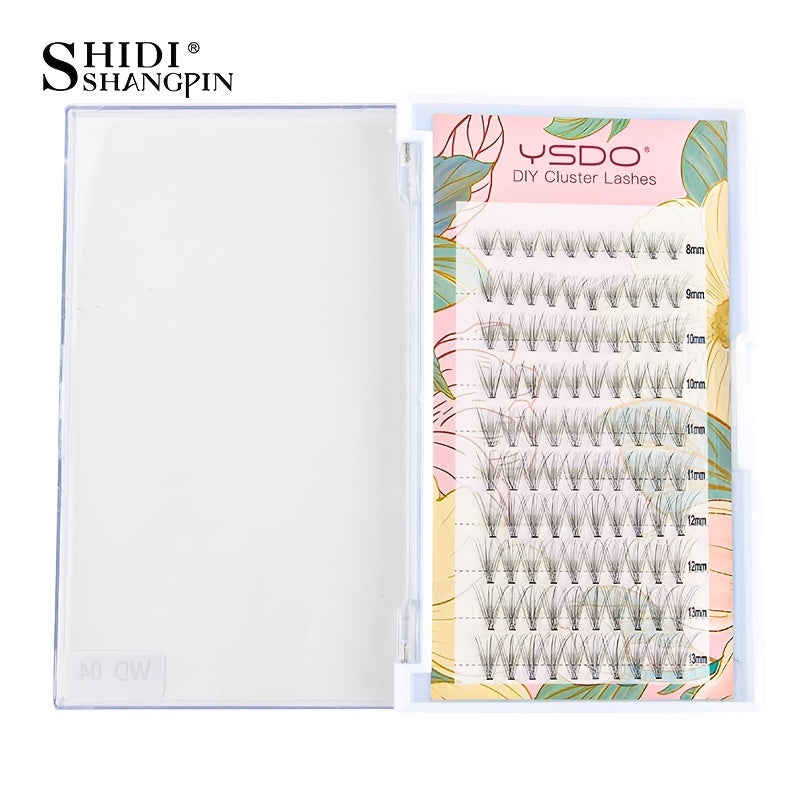 DIY Lash Extension Soft Clusters Wispy Lashes 100pcs C Curling 8-13mm