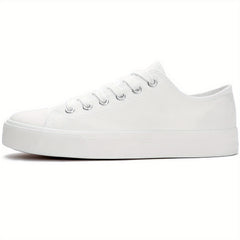 Women's Lace Up Canvas Sneakers Low Top Walking Shoes