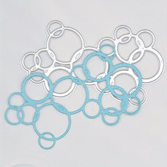 Bubble Circle Shape Metal Cutting Dies for Scrapbook Paper Craft Stencils